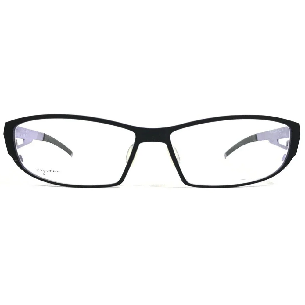 Orgreen Eyeglasses Frames HELLDIVER 117 Black Purple Rectangular 53-15-135